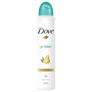 اسپری ضد تعریق زنانه داو سری go fresh رایحه گلابی و آلوئه ورا حجم 250 میلی لیتر