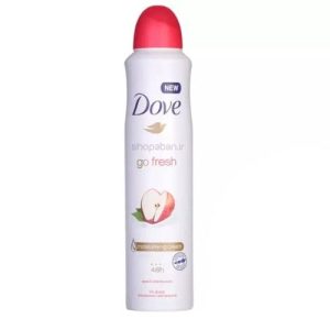 اسپری ضد تعریق زنانه داو مدل Go Fresh با رایحه سیب و برگ چای حجم 250 میلی لیتر