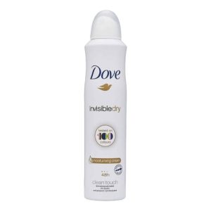 اسپری ضد تعریق زنانه داو Invisble Dry مدل Clean Touch حجم 250 میلی لیتر