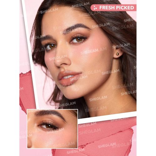رژ لب و رژگونه کرمی شیگلم مدل 3 طبقه رنگ Pink
