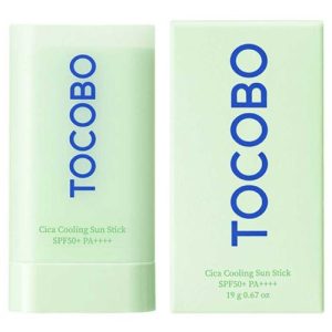 ضد آفتاب استیکی توکوبو سبز خنک کننده مدل Cica Cooling با SPF50 وزن 18 گرم