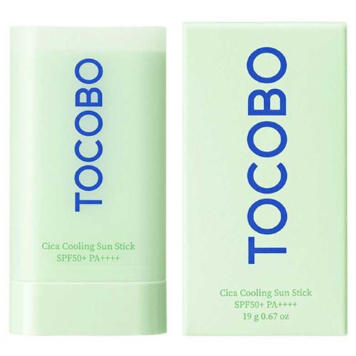 ضد آفتاب استیکی توکوبو سبز خنک کننده مدل Cica Cooling با SPF50 وزن 18 گرم