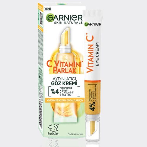 کرم دور چشم گارنیه مدل Brightening Vitamin C حجم 15 میلی لیتر