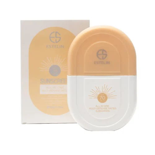 کرم ضد آفتاب رنگی استلین SPF 70 وزن 50 گرم