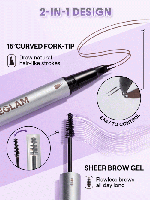 هاشور و لمینیت دوسر ابرو شیگلم مدل Real Flow Laminating Brow Pen