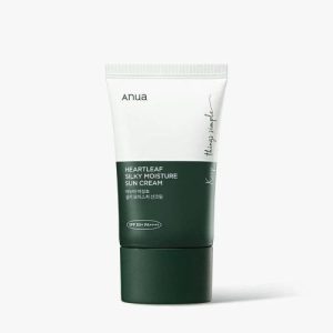 ضدآفتاب مرطوب کننده ابریشمی آنوا Spf50 حجم 50 میلی لیتر