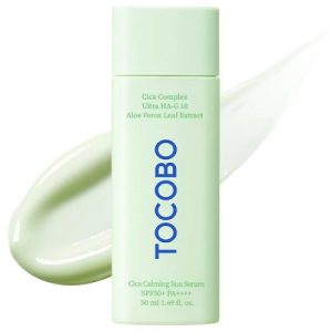 ضدافتاب تیوپی توکوبو سبز مدل Cica Calming با SPF50 حجم 50 میلی لیتر