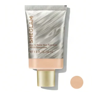 کرم ضد آفتاب شیگلم مدل Dew & Done skin tint با SPF 20 رنگ Porcelain